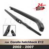 Wiper 14" Rear Wiper Blade Arm Set Kit For Toyota Corolla Hatchback E12 2002-2007 Windshield Windscreen Rear Window