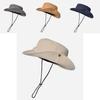 Classic Cotton Fisherman Hat With Wide Brim For Outdoor Sun Protection Summer Casual Wear