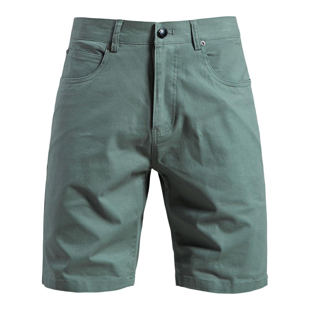 Yoghurt Nieuwe Zomer 100% Katoen Heren Casual Shorts voor Hoge Kwaliteit Taille Comfortabele Slim Fit Shorts voor Mannen 34 lichtgroene kleur