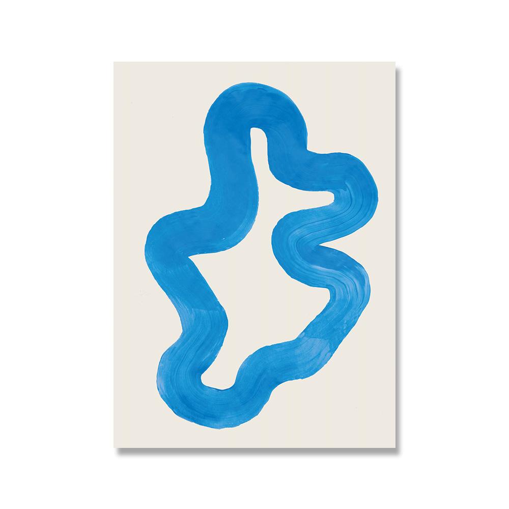 

Картина на холсте, постер, синий, розовый, фиолетовый, зеленый, желтый, настенная картина с узлом, художественная картина для гостиной, студии, украшение для дома 21x30cm No Framed