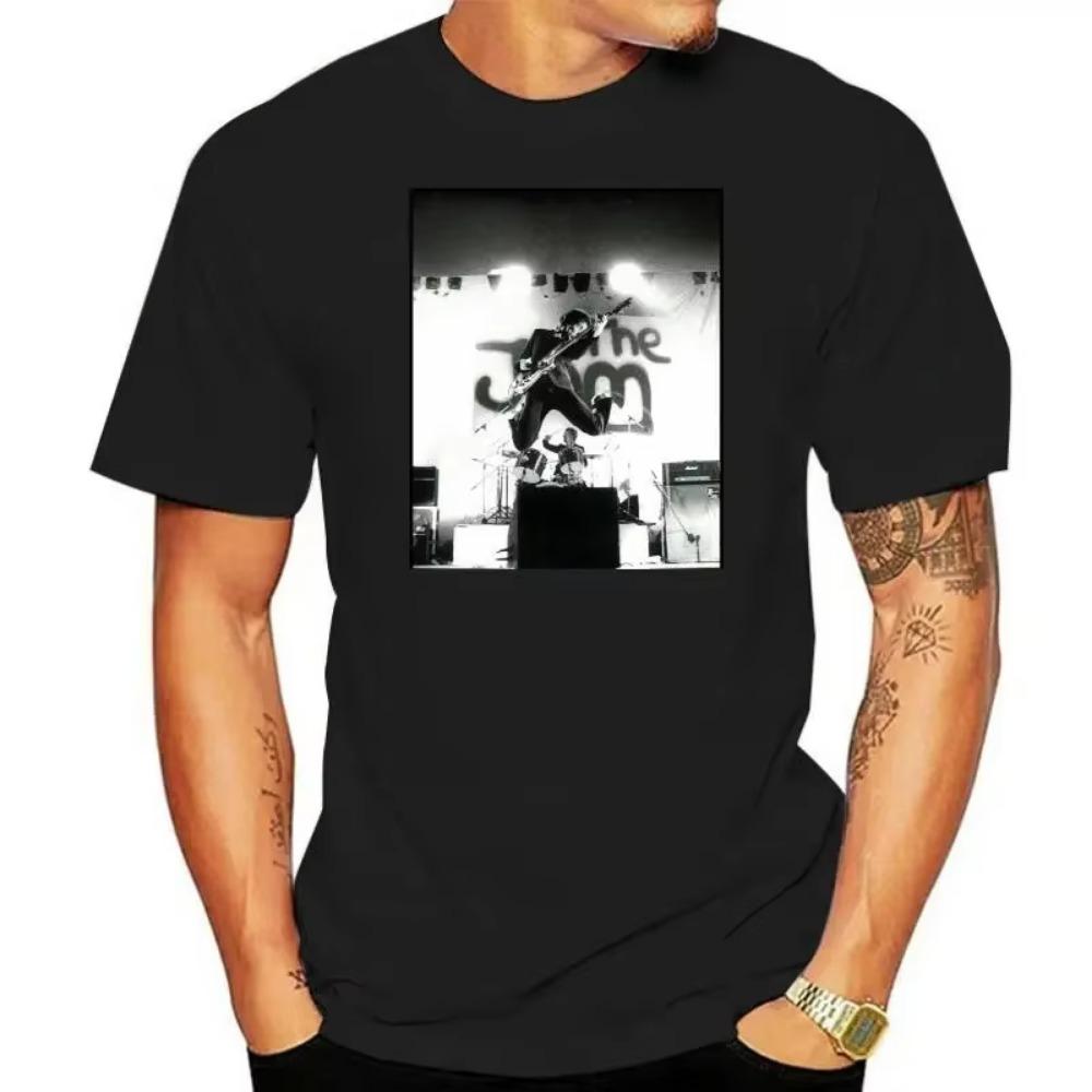 

Футболка Jam T Shirt Tee Mens White Black Punk Rock Mod Sz SML Xl Print T Shirt Summer Style 032810 XXXXXL чёрный