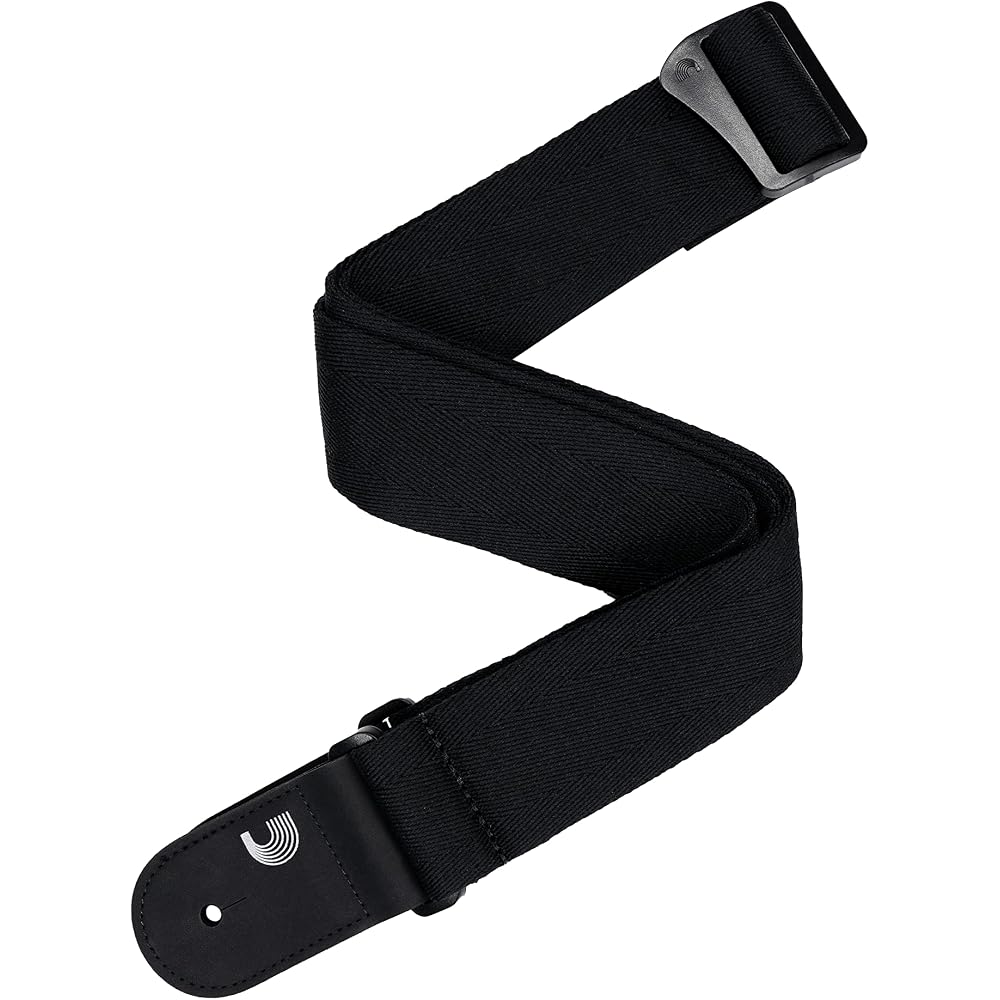 D'Addario Daddario Guitar Straps Eco Comfort Guitar Straps Basic 50RB00 Black [Domestic Genuine]
