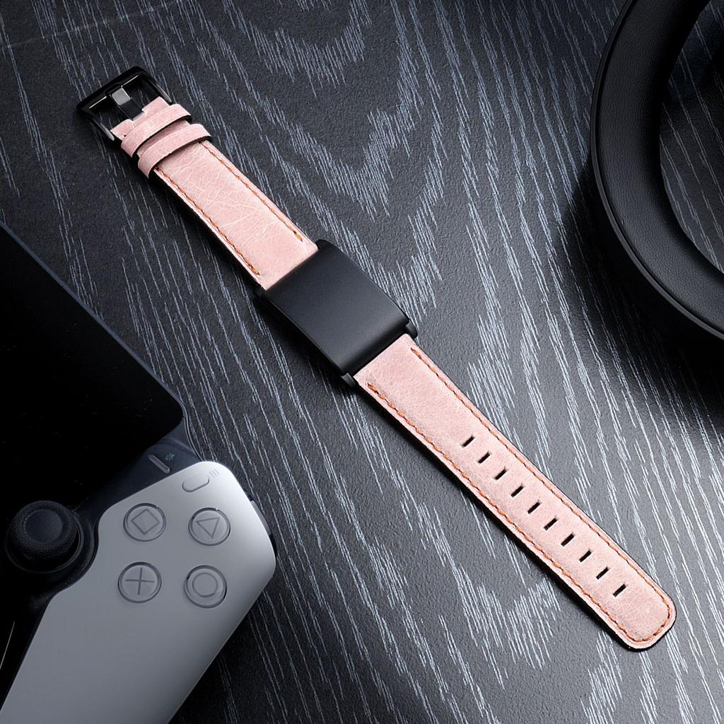 WHOOP 4.0 Compatible Leather Band Vintage Style Replacement Strap Premium Wristband Smart Fitness Accessories