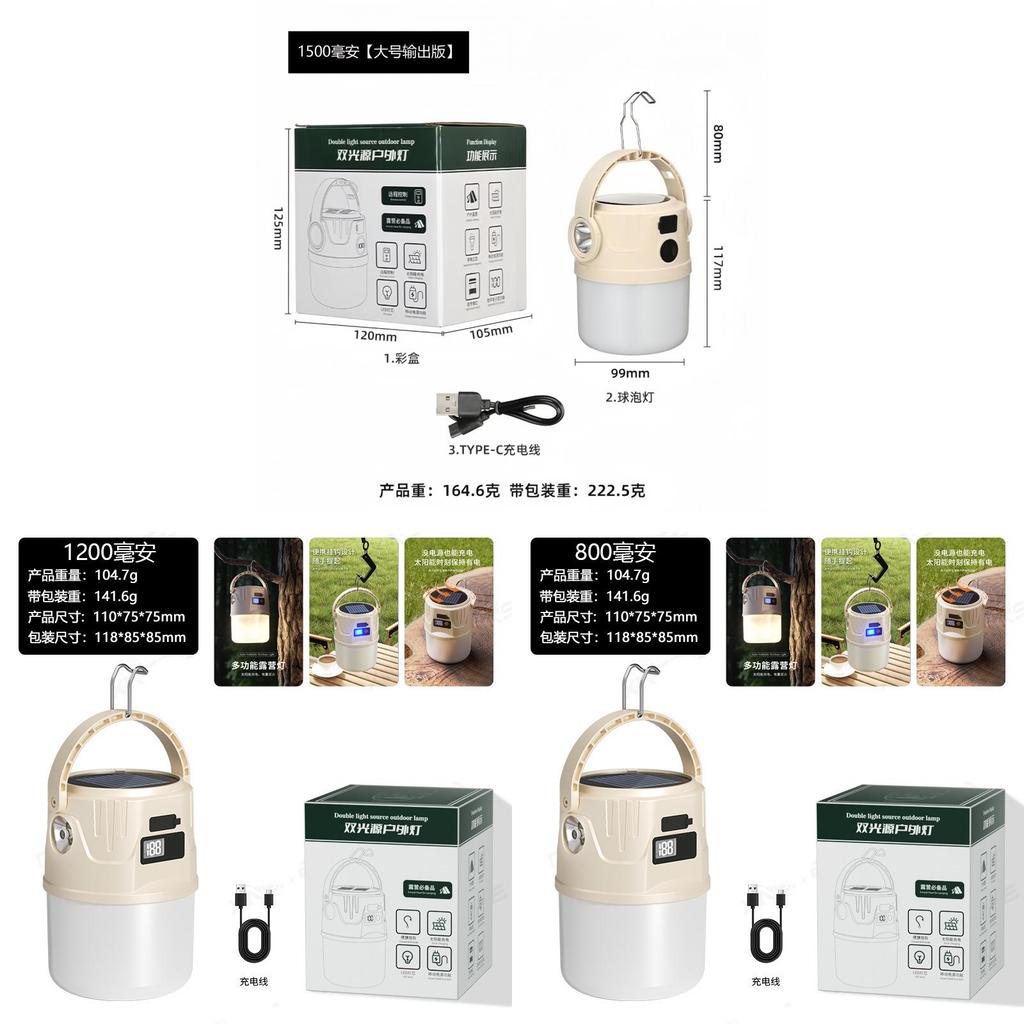 Led Camping Lantern With Usb Rechargeable Battery For Emergency Outdoor And Home Use