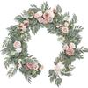 Wedding Table Simulation Flower Decoration 181x11cm Artificial Rose Table Long Vine Trailing Flower Arch DIY Party Backdrop Pops