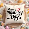 Mother'S Day Cushion Cover Plush Fabric Soft Double-Sided Printed Sofa Warm Winter Home Gift Pillow Case