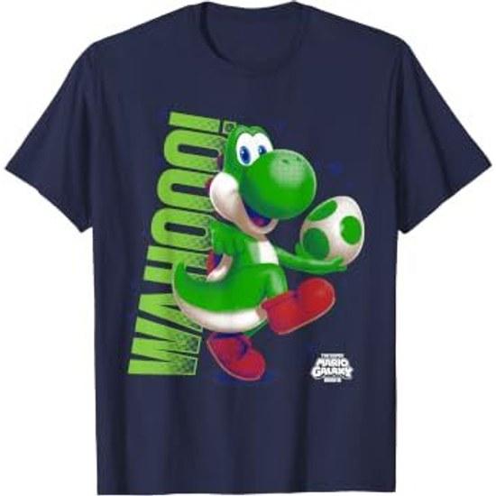 Super Mario Galaxy Movie Action Yoshi T-Shirt