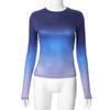 Women's Fashion Casual Long Sleeve O-Neck T-shirts and Tops