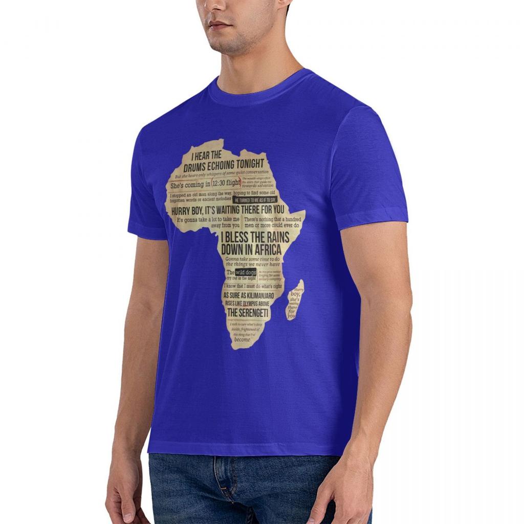 Cotton Fashion 2024 T-shirt Africa T Shirt Bless Africa Rains On Toto High Quality Men Tee Tops Fashion Summer Harajuku T-shirts
