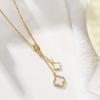 Titanium Steel Non-fading Necklace - European & American Style, Light Luxury, Versatile Korean Fashion, Perfect for Women and Girlfriend Gifts.