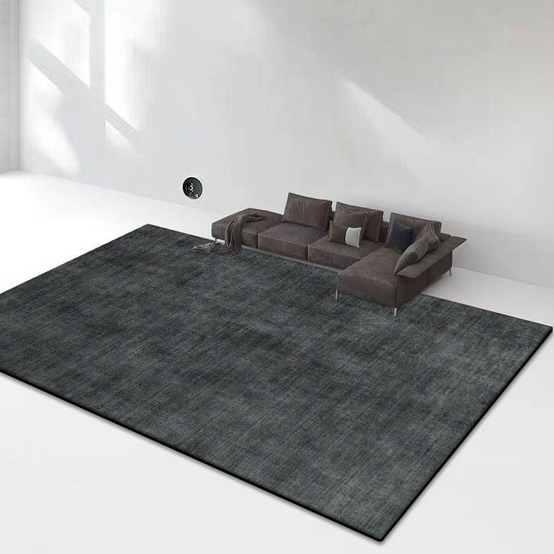 Modern Grey Easy Clean Large Carpet Living Room Home Bedroom Decoration Carpets Light Luxury Soft Lounge Rugs Washable Floor Mat