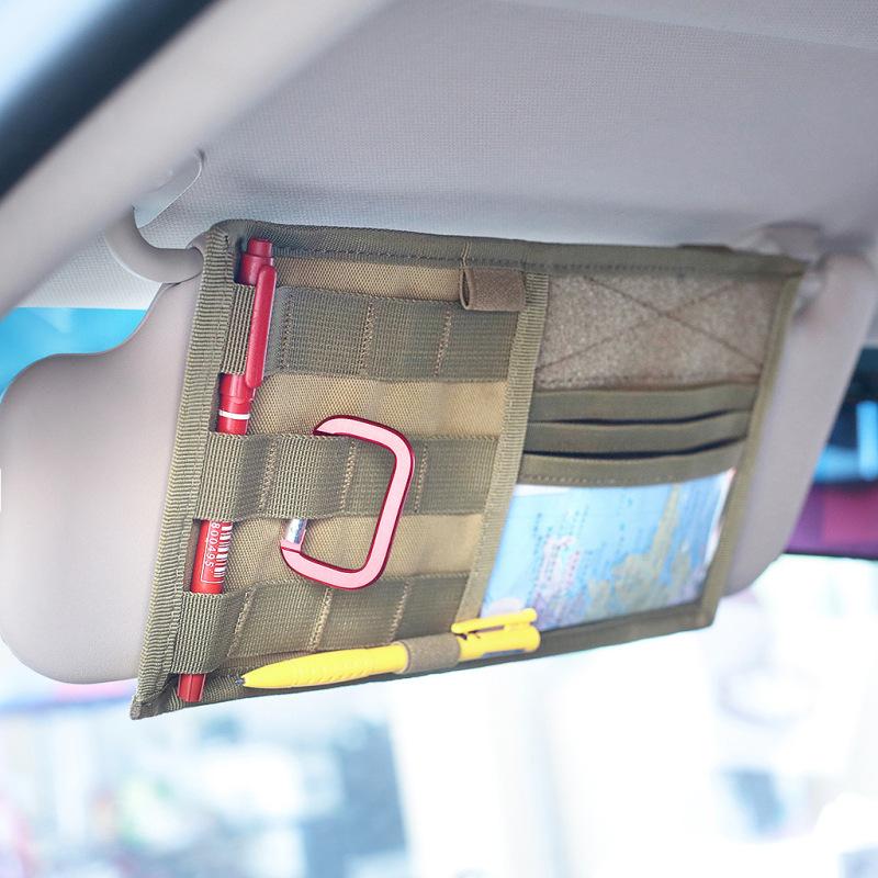 Vehicle Visor Panel Truck Car Sun Visor Organizer Holder Pouch Sunshade Storage Bag
