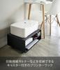 Yamazaki Jitsugyo Printer Storage Rack Black W48XD37XH19cm Tower 4349 (Yamazaki) Two-way Approx.