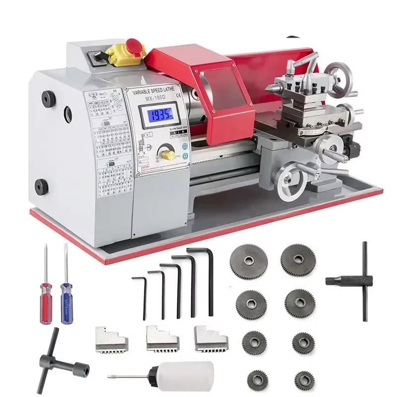 SIHAO Metal Lathe Mini 750W 220V 8.7" Swing Over Bed 29.5" Centers