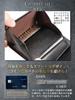 Bifold Tochigi Leather Mini and Large Capacity Men's Wallet, Small, Slim, Compact, Portable, (Tochigi-black)
