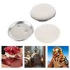50Set 25-75Mm Metal Badge Pin Button Maker Parts Diy Blank Badge Button Parts For Art Crafts Making Iron-Base Badges Set