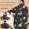 Extra Large Thick Windproof Winter Cape for Electric Vehicle Windshield with Full Neck Protection