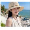 Women Summer Large Brim Sun Protection Straw Hat For Beach Vacation