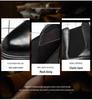 Men’s Mid-High Top Genuine Leather Brogue Chelsea Boots