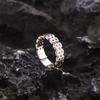 Classic Watch Chain Band Ring for Men Boys,Metal Chain Link Open Free Rings,Rock Punk Jewelry
