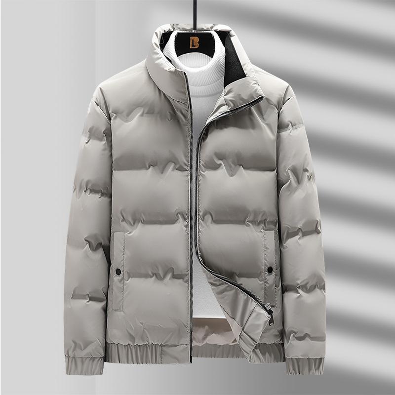 

Мужская холодная одежда стойка воротник осень и зима пуховик теплый молодежный модный трендовый бренд мужская куртка-пуховик 5XL
