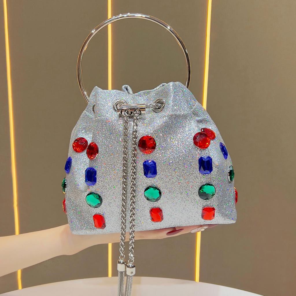 Bucket Bag, Women's Chain Shoulder Bag, Fashionable Handbag, Exquisite Crossbody Bag