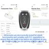 Smart Key for Chevrolet Malibu 2016-2025, Alliskeys Proximity Remote Control Key Fob Replacement for Chevy Camaro Malibu 2016-2025 HYQ4EA/HYQ4ES
