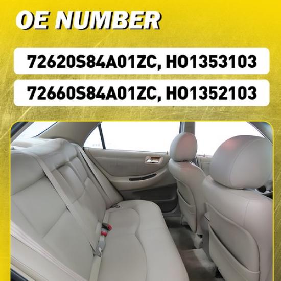 Interior Door Handle For 1998-2002 Honda Accord Set of 2 Rear Left Right LH&RH