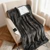 Electric Blanket Flannel Blanket Mattress Winter Machine Washable Double Layer Temperature Control Warmer Heated Throw Blanket