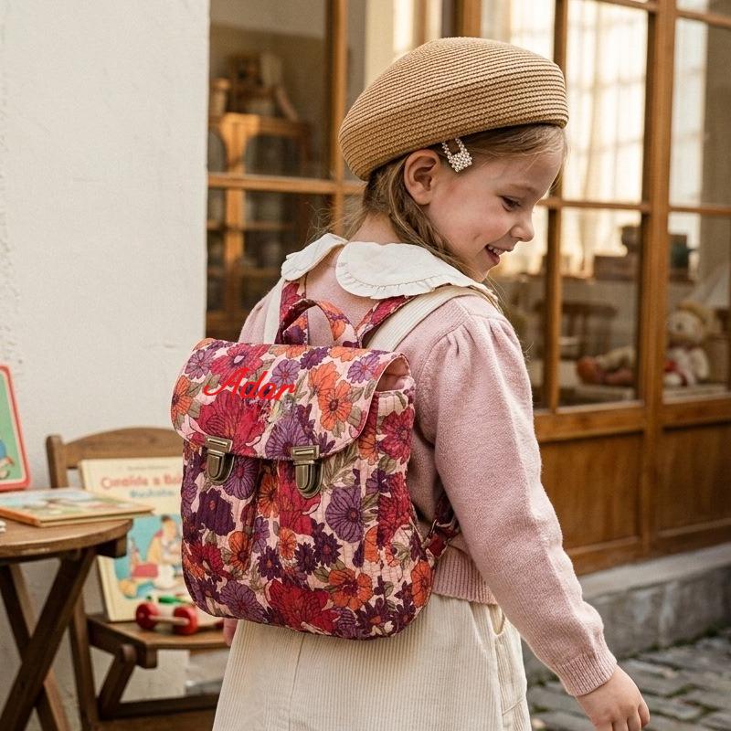 Cute Flower Kids Backpack for Kindergarten