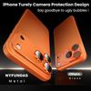 Kosmisch Orange Kameraobjektivschutz für iPhone 17 Pro Max Air 17Pro 17Promax iPhone17 Vollständige Abdeckung Metall Gehärtetes Glas Telefonschutz Zubehör