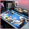 Virtual Idol Cute Nekomata Okayu  Desk Accessories Mouse Pad NonSlip Rubber All Size Edge Locking  Esports Keyboard Pad