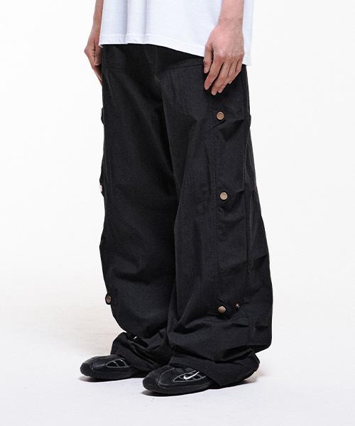 THE COLDEST MOMENT Tcm Vintage Saw Blade Pants (Black)