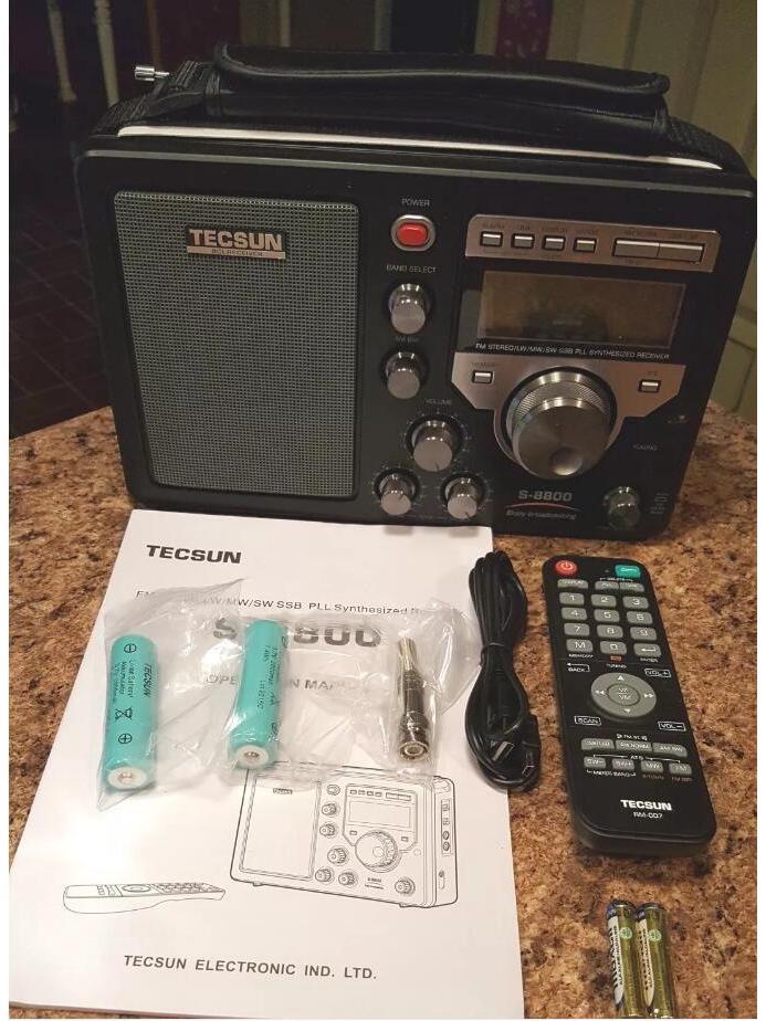 Tecsun S-8800 All-Wave Portable Shortwave Radio with Remote Control