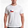 Chile Chilean Flag Chile Tshirt Summer Casual Cotton Tee Oversized Streetwear Tops Vintage Graphic Print 100 Cotton
