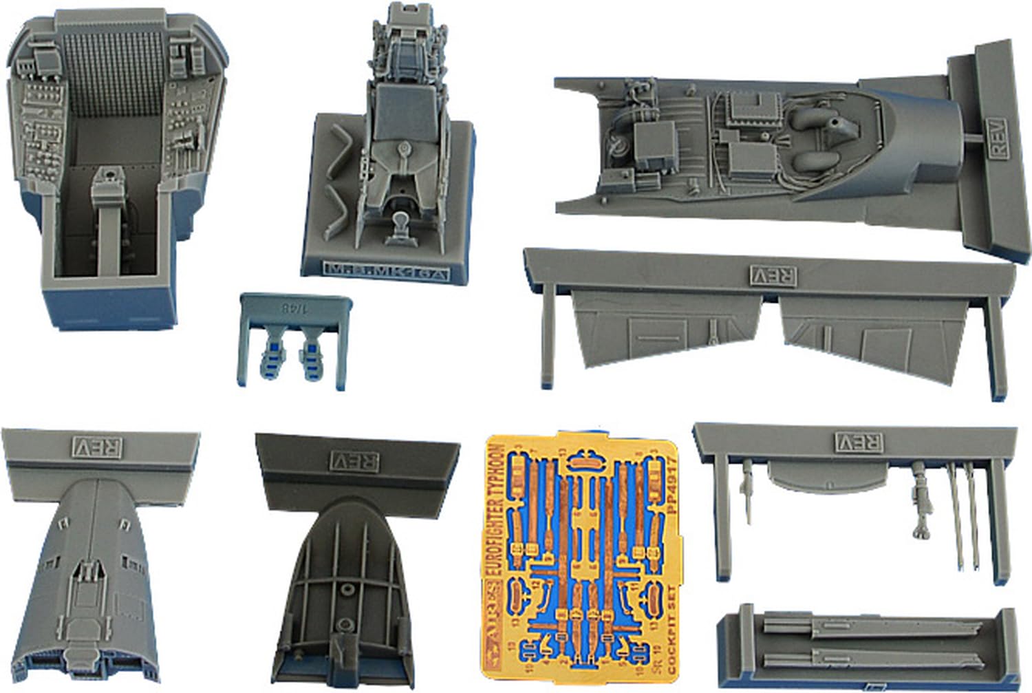 

Iris Eurofighter Typhoon Cockpit Plastic Model Parts ARS4917 1/48 (for Revell)