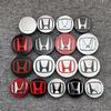 4Pcs Car Logo Wheel Hub Center Caps Decoration Accessories For Honda Fit Jazz GK5 Civic Type-R CRV Pilot Accord Insight Spirior EC5