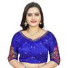 Indian Designer Silk Embroidery Blouse Women's Party Wedding Wear Ethnic Choli