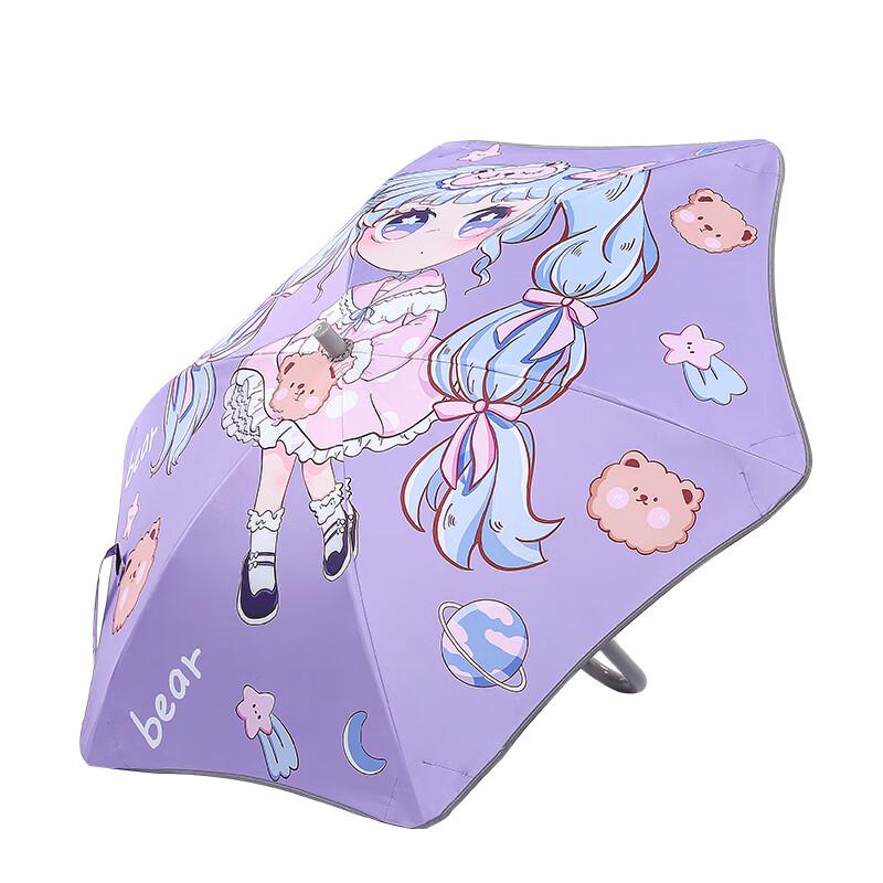 YUHANG Children's Safety 6-Rib Straight Handle Umbrella