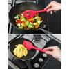 Kolip 5pcs Silicone Kitchen Utensils Set With Scraper Spatula Egg Beater Heat Resistant Non-stick Baking Tools