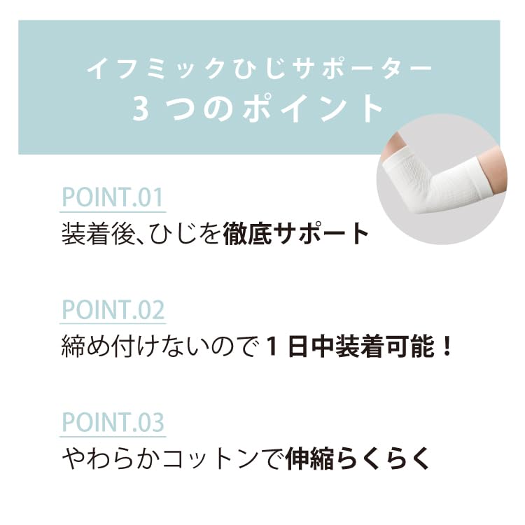 IFMIC Elbow Promotes Blood 1 Piece Support, Non-Constricting, Circulation, Unisex, (Black, Medium)