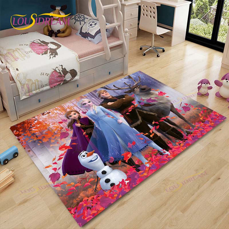 Anime Frozen Carpet Kids Carpets Living Room Tea Table Mats Bedroom Rug Washable Floor Mats Household Area Mat Dinosaur Rug