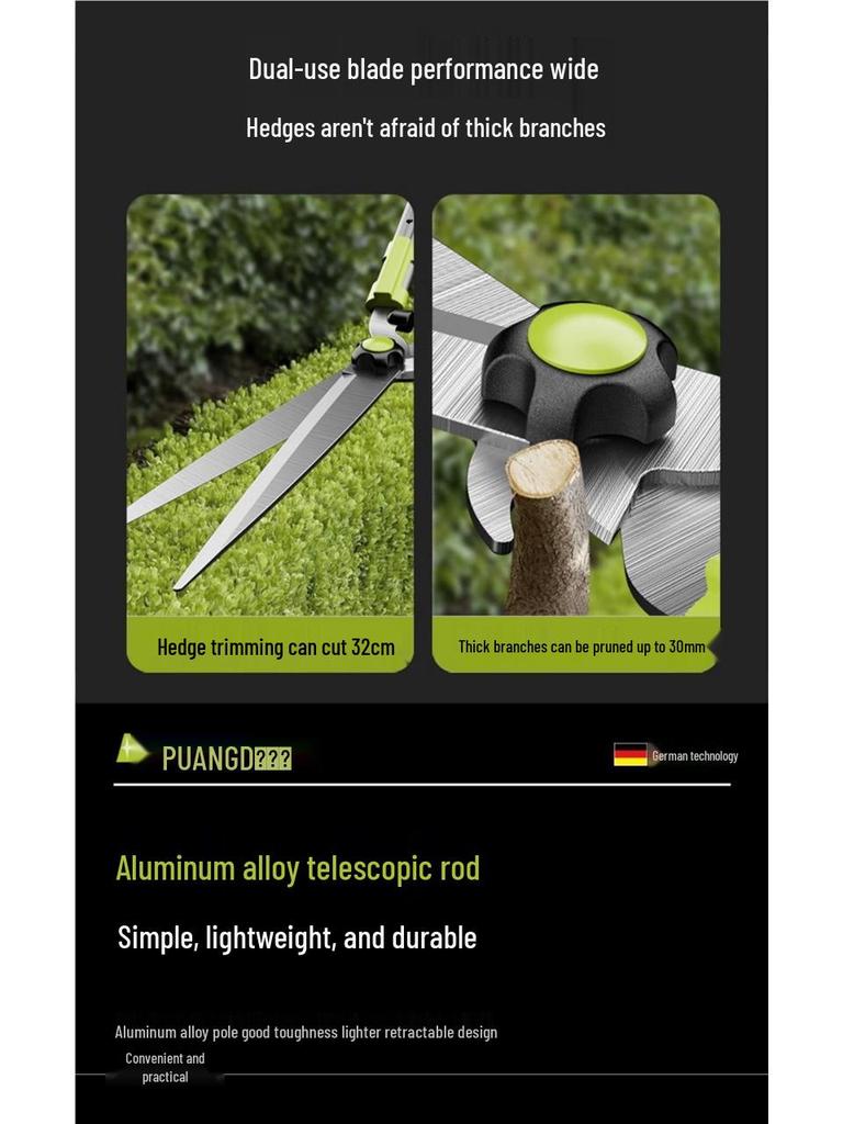 Heavy-Duty Pruning Shears for Thick Branches, Flowers, and Grass
