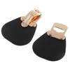 Black PU Leather Alloy Sewing Toggle Button for Bag Closure