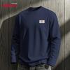 Baleno Men's 100% Cotton Long Sleeve Crew Neck T-Shirt