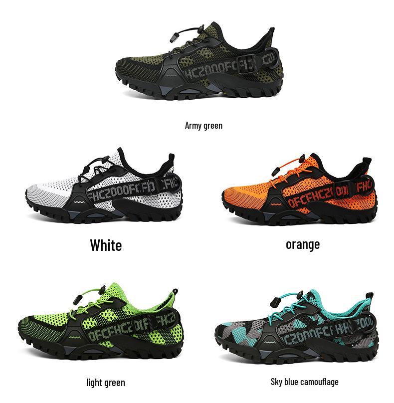 Herren Quick-Drying Mesh Wandersandalen - Leicht, Atmungsaktiv, Sommer Angel- & Trekking-Schuhe