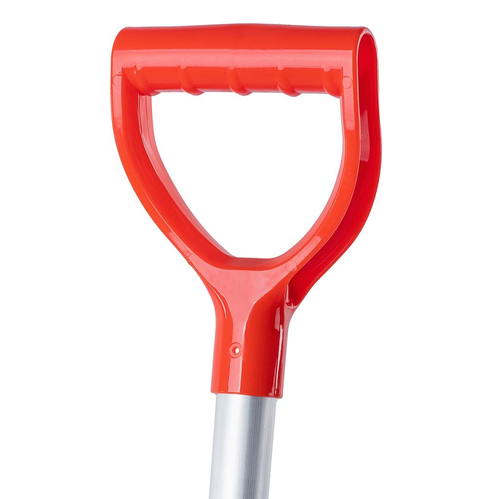 KADAX Łopata Do Śniegu Z Aluminiowym Trzonkiem 50cm Pomarańczowa