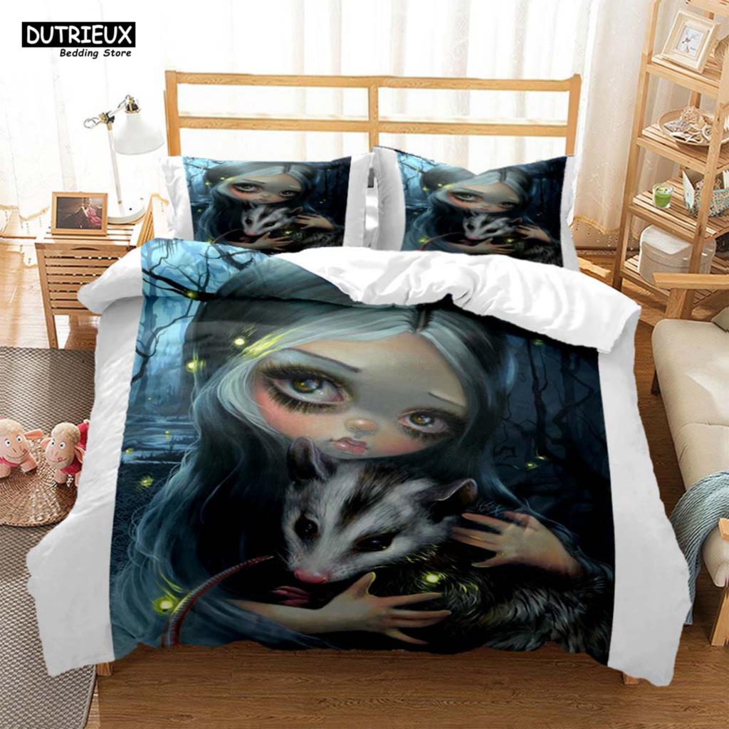 Flamingo Comforter Bedding Sets Winter Duvet Cover Sets Kids,twin Full Queen King Bedroom Set Home Textile Housse De Couette