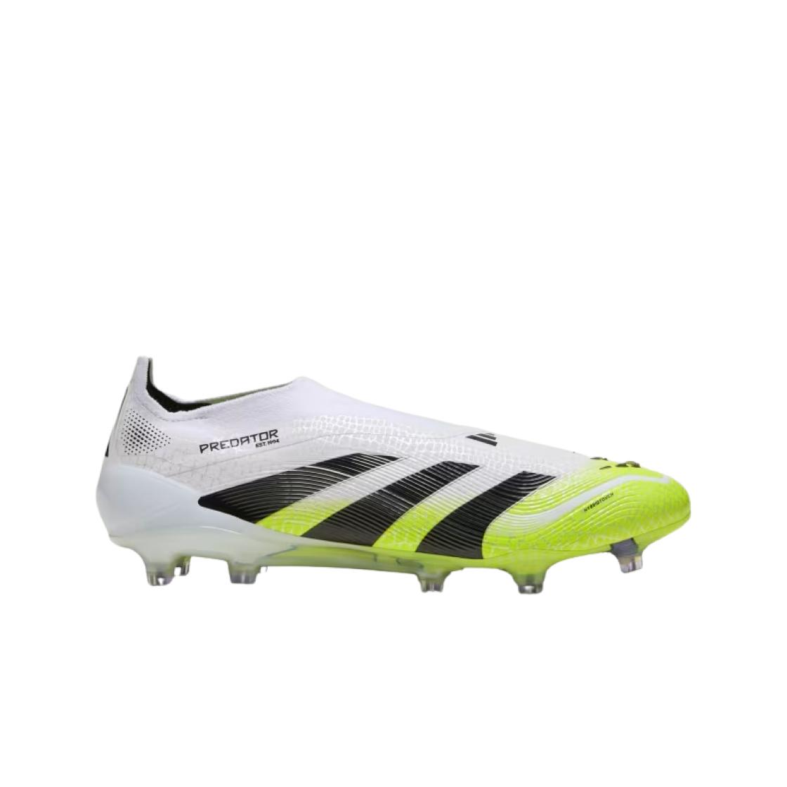 adidas Predator Elite Laceless FG Radiant Blaze Pack Unisex Sneakers White Cloud-White Core-Black JI1075 40⅔