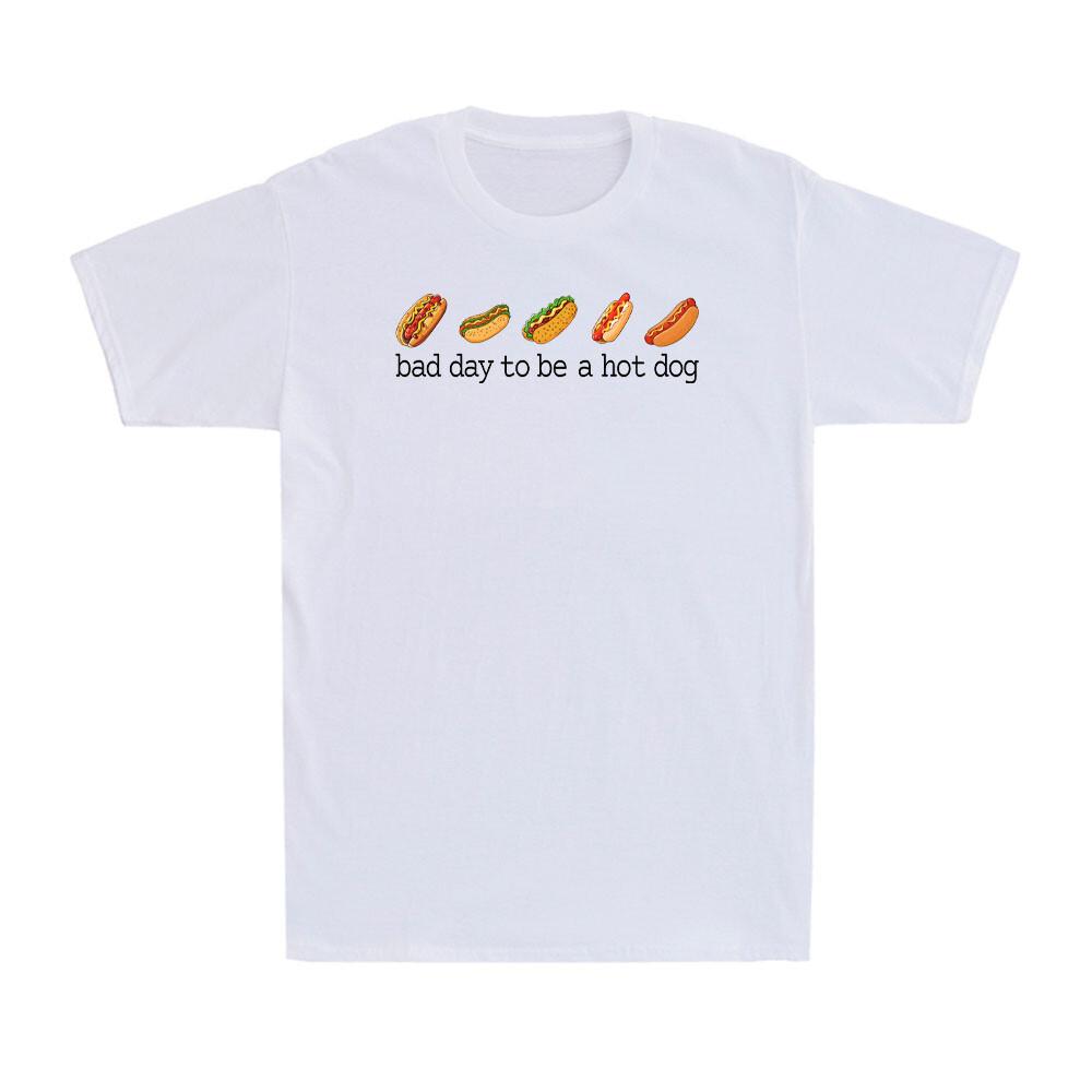 Funny 4th Of July Patriotic Bad Day To Be A Hotdog Political Men s T-Shirt S